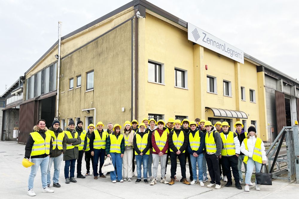 Gli studenti dell’ITG A. Bernini di Rovigo in visita alla Zennaro Legnami